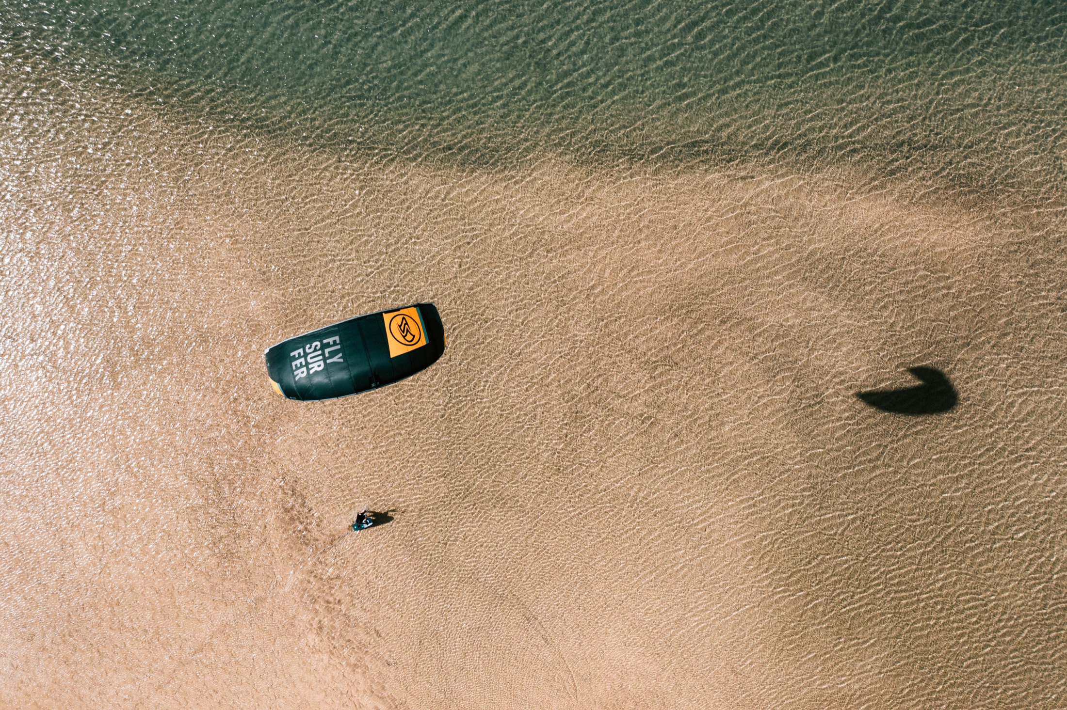 Kitespot aus der Drohnenperspektive